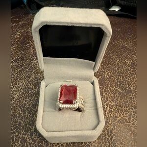 Lab Made Ruby Ring